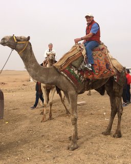 Riding Camels on the Giza Plateau